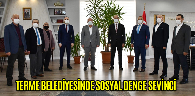 TERME BELEDİYESİNDE SOSYAL DENGE SEVİNCİ