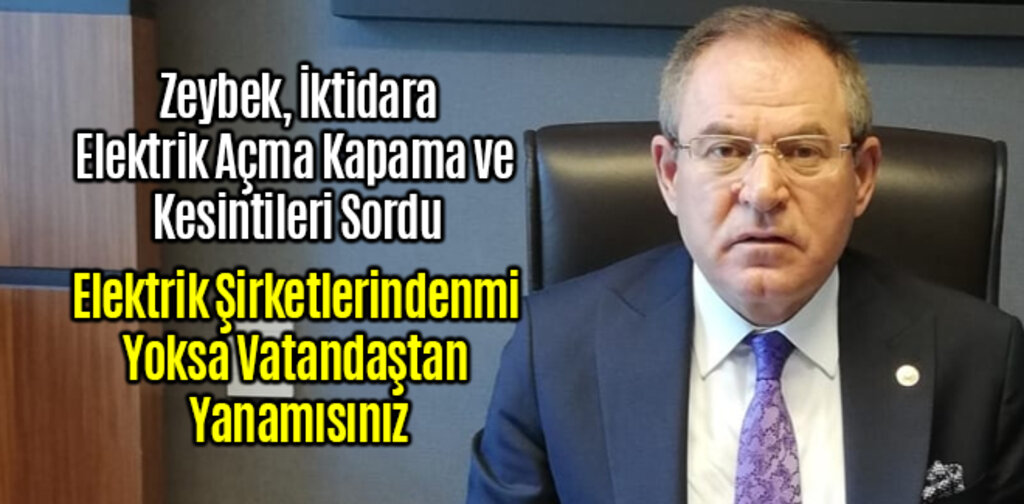 Elektrik Şirketlerindenmi Yoksa Vatandaştan Yanamısınız