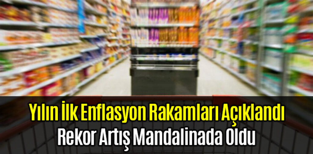 Yılın İlk Enflasyon Rakamları Açıklandı