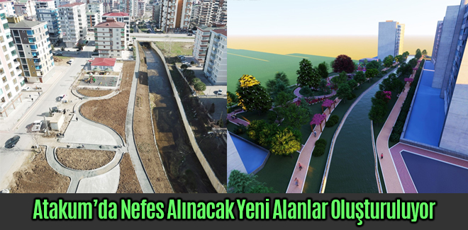 Atakum’da Nefes Alınacak Yeni Alanlar Oluşturuluyor
