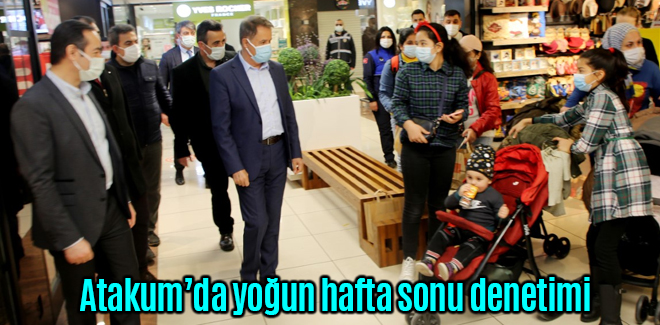 Atakum’da yoğun hafta sonu denetimi