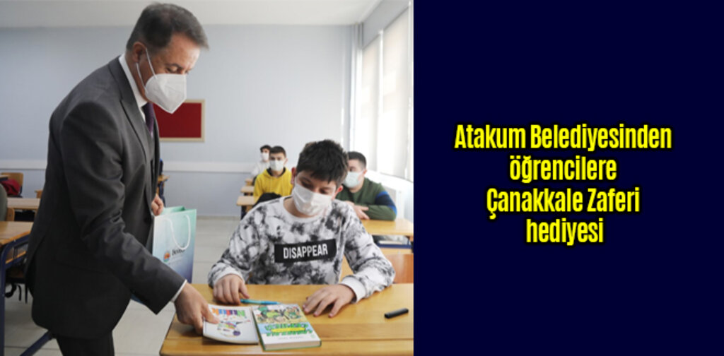Atakum Belediyesi’nden öğrencilere Çanakkale Zaferi hediyesi