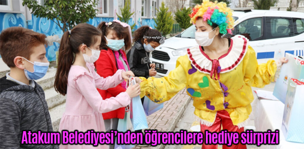 Atakum Belediyesi’nden öğrencilere hediye sürprizi