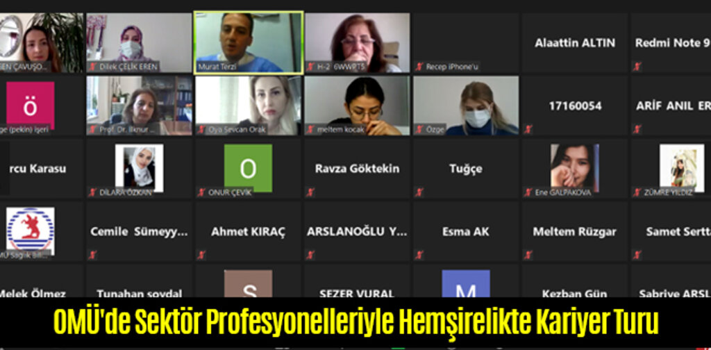 OMÜ'de Sektör Profesyonelleriyle Hemşirelikte Kariyer Turu