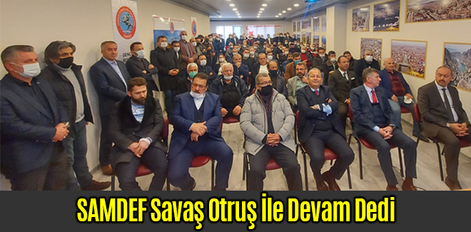 SAMDEF Savaş Otruş İle Devam Dedi