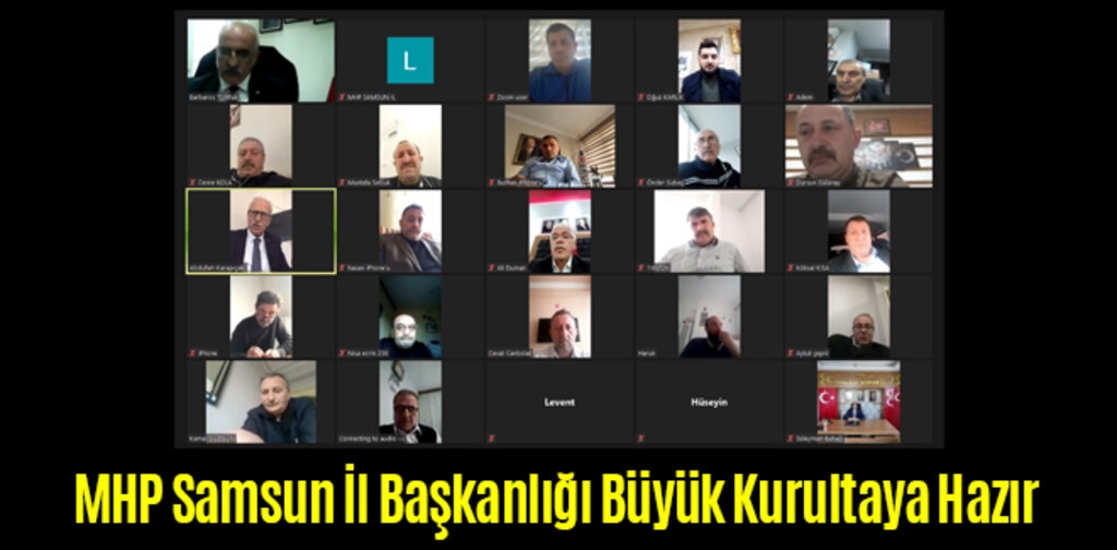 MHP Samsun İl Başkanlığı Büyük Kurultaya Hazır