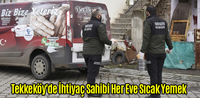 Tekkeköy'de İhtiyaç Sahibi Her Eve Yemek