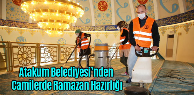 Atakum Belediyesi’nden Camilerde Ramazan Hazırlığı