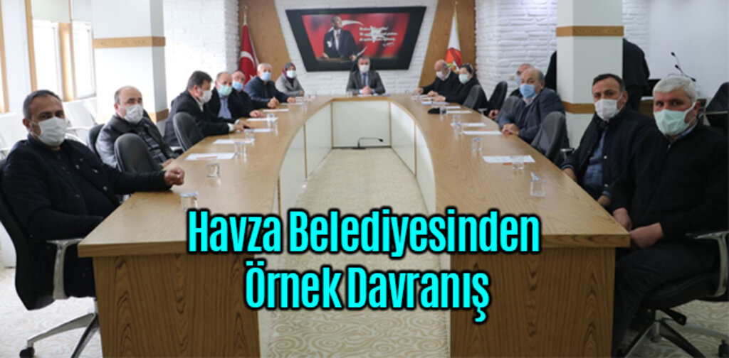 Havza Belediyesinden Örnek Davranış