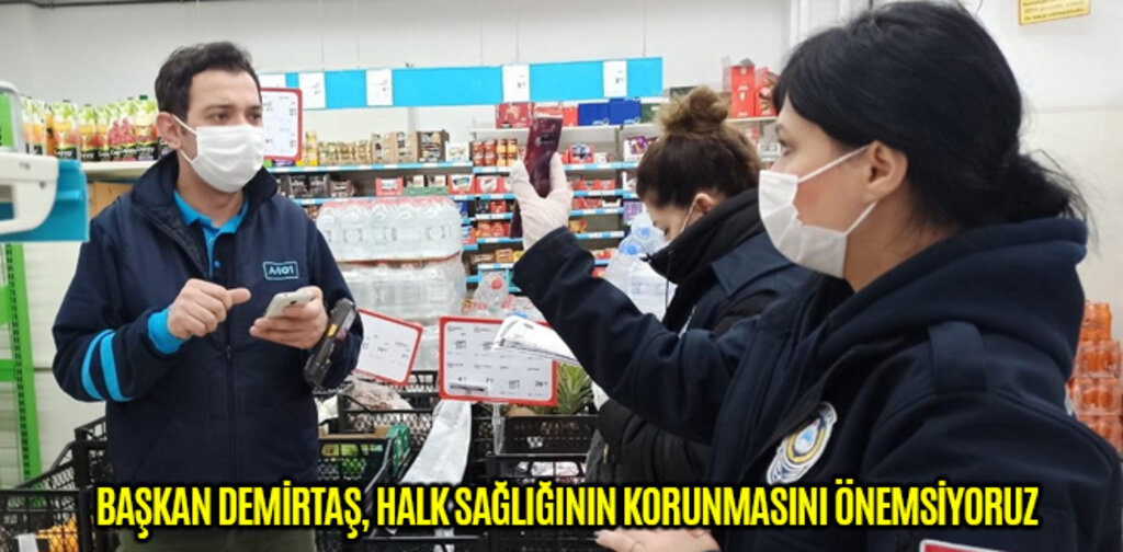 BAŞKAN DEMİRTAŞ, HALK SAĞLIĞININ KORUNMASINI ÖNEMSİYORUZ