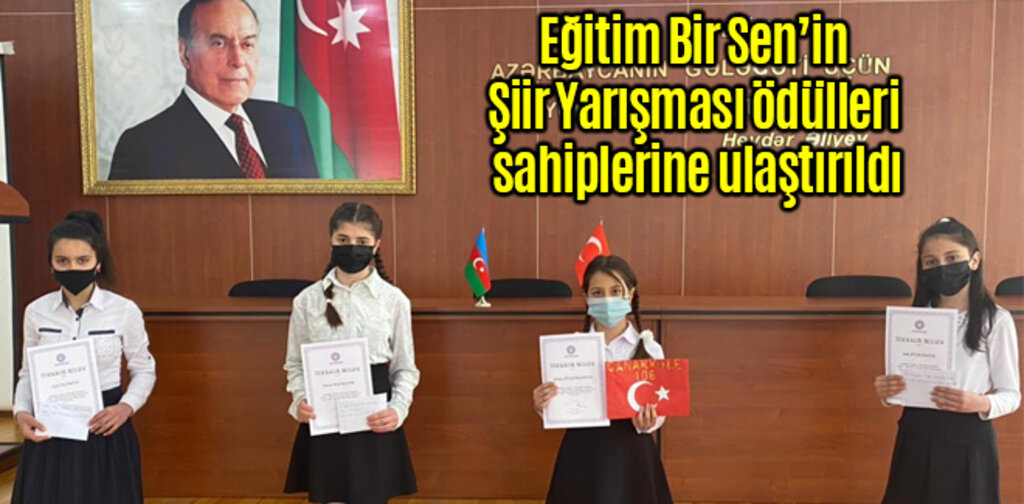 Eğitim Bir Sen’in Şiir Yarışması ödülleri sahiplerine ulaştırıldı