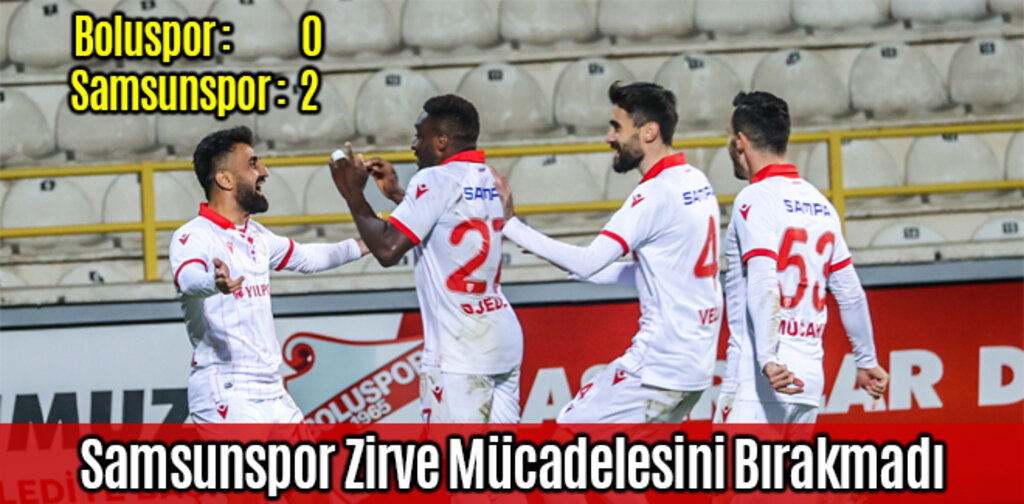 Samsunspor Zirve Mücadelesini Bırakmadı