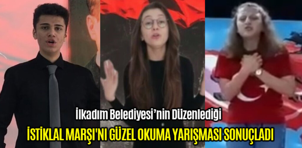 İSTİKLAL MARŞI'NI GÜZEL OKUMA YARIŞMASI SONUÇLADI