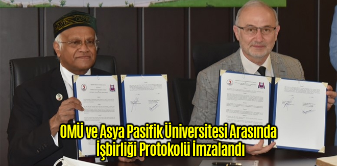 OMÜ ve Asya Pasifik Üniversitesi İşbirliği Protokolü İmzalandı