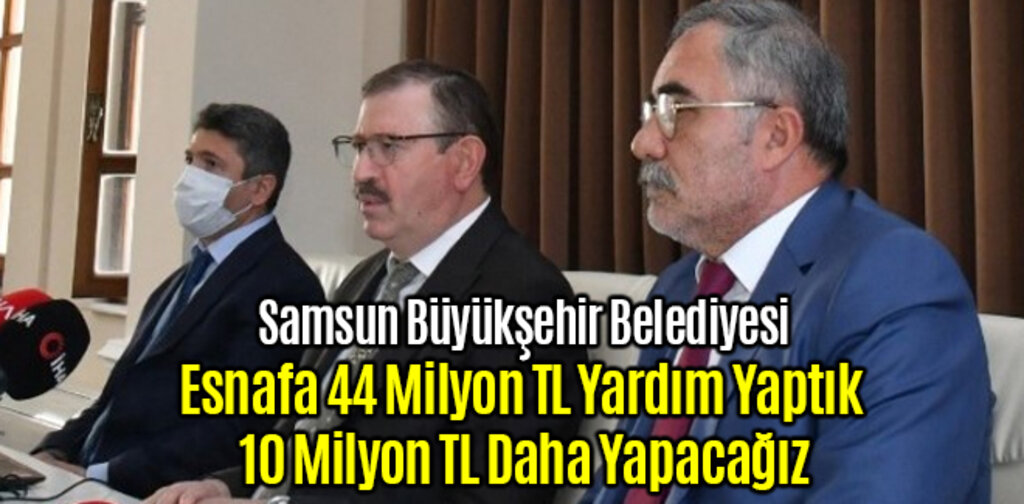 Esnafa 44 Milyon Yardım Yaptık 10 Milyon TL Daha Yapacağız