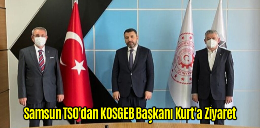 Samsun TSO'dan KOSGEB Başkanı Kurt'a Ziyaret