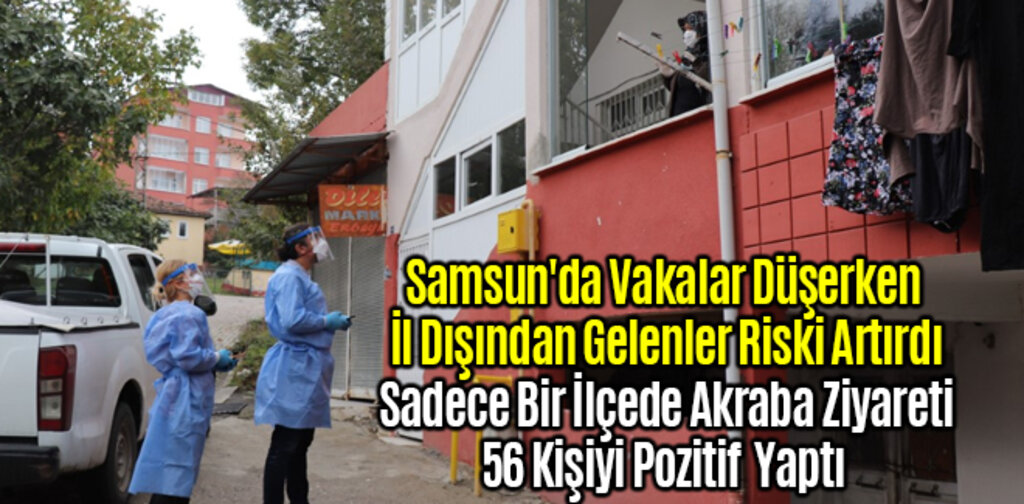 Samsun'da Vakalar Düşerken İl Dışından Gelenler Riski Artırdı