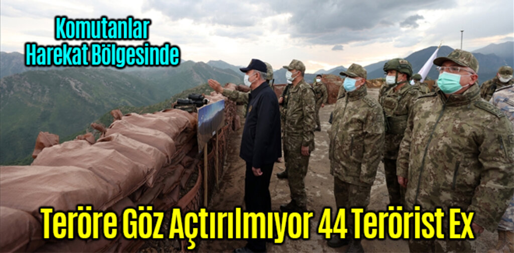 Teröre Göz Açtırılmıyor 44 Terörist Ex