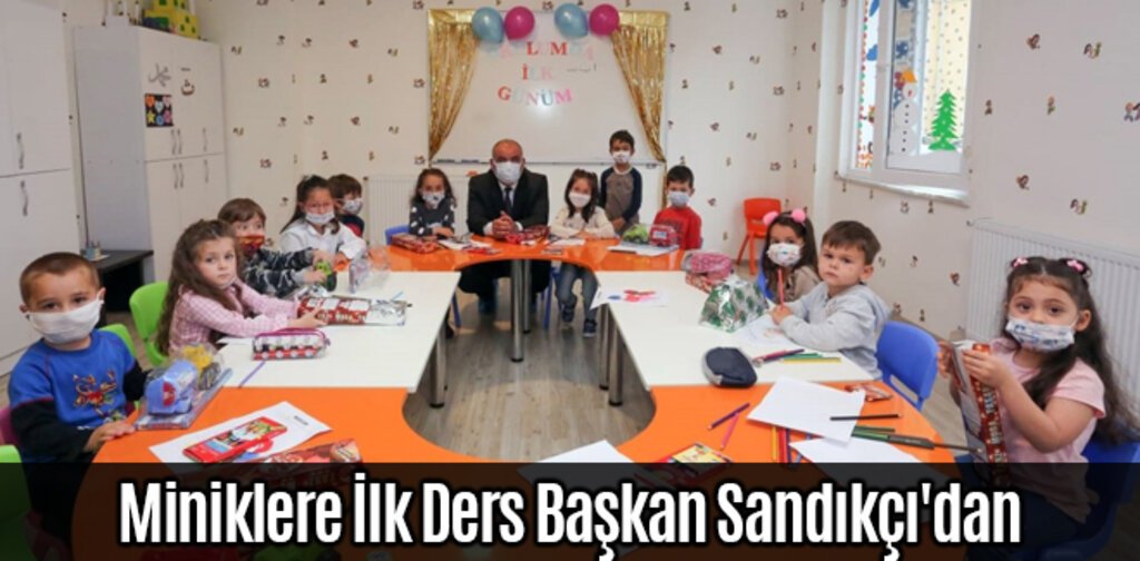 Miniklere İlk Ders Başkan Sandıkçı'dan