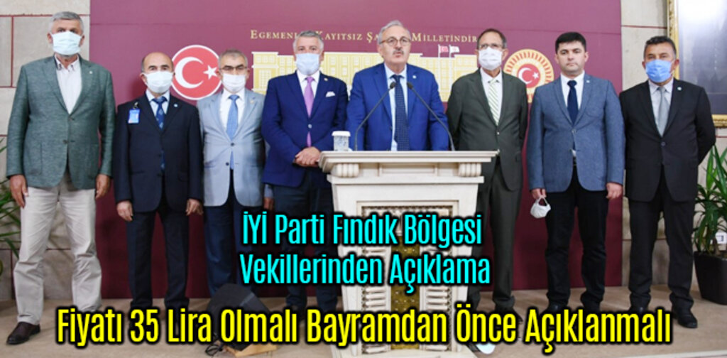 Bedri yaşar Fındık Fiyatı 35 Lira Olmalı