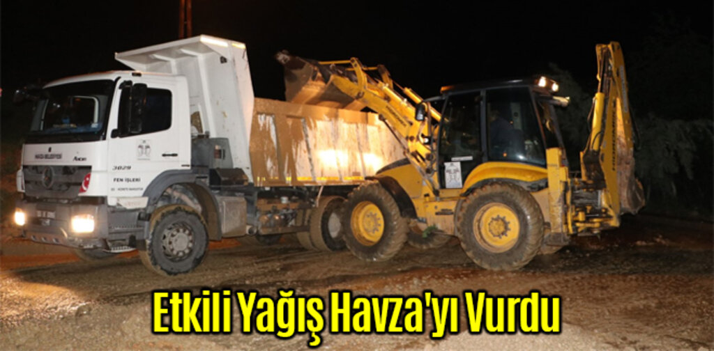 Etkili Yağış Havza'yı Vurdu