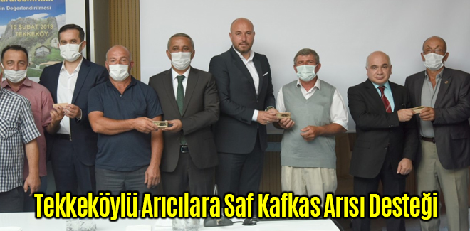 Tekkeköylü Arıcılara Saf Kafkas Arısı Desteği