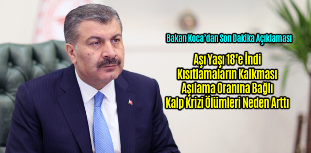 Bakan Koca Herkesin Aşı Olması Gerekiyor