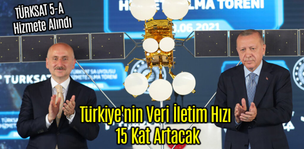 TÜRKSAT 5-A Türkiye'nin Veri İletim Hızı 15 Kat Artacak