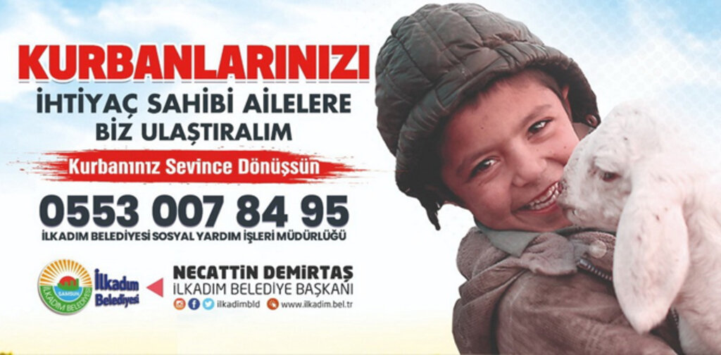 İlkadım Belediyesinden Kurban Kampanyası