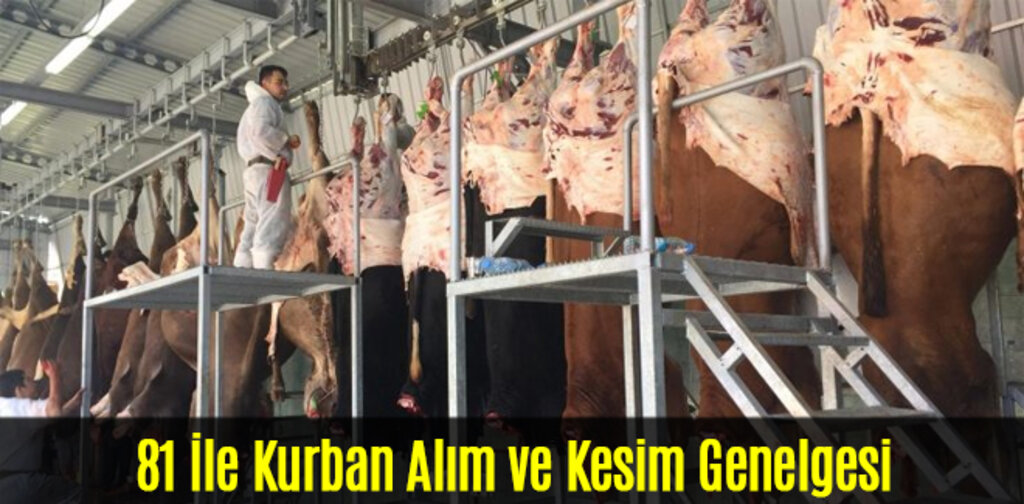 81 İle Kurban Alım ve Kesim Kesim Genelgesi