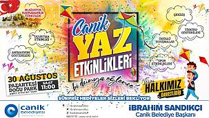 Canik Belediyasi'nde yaz etkinliği