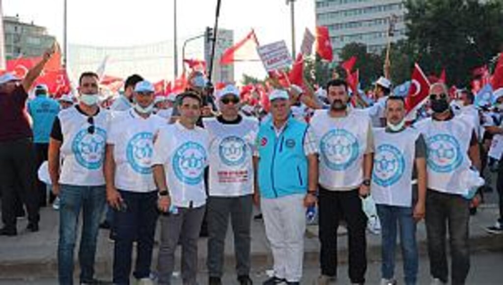 Memur-Sen'in zam mitingine Samsun’dan destek