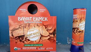 İlkadım'da bayat ekmekler sokak hayvanlarına yem olacak
