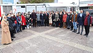 AK Parti Samsun Teşkilatlarından Kızılay'a büyük destek