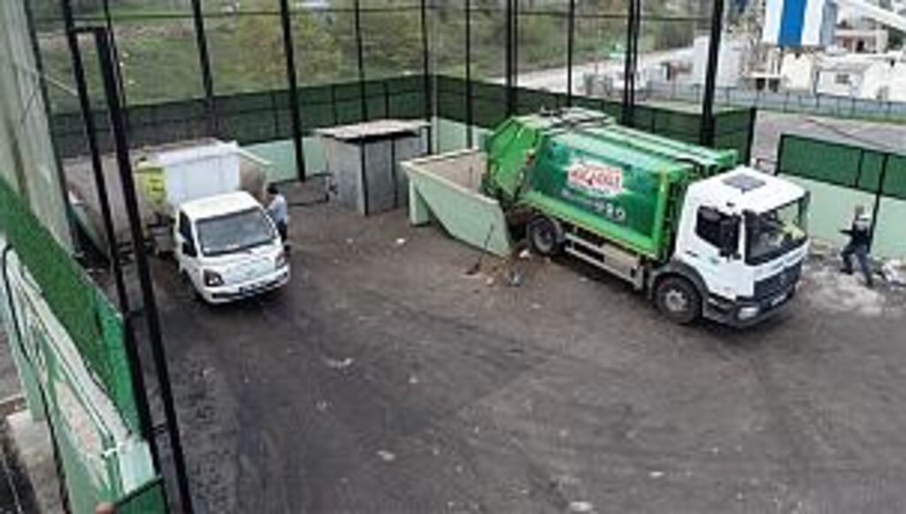 İlkadım'da yeni atık transfer istasyonu devreye girdi