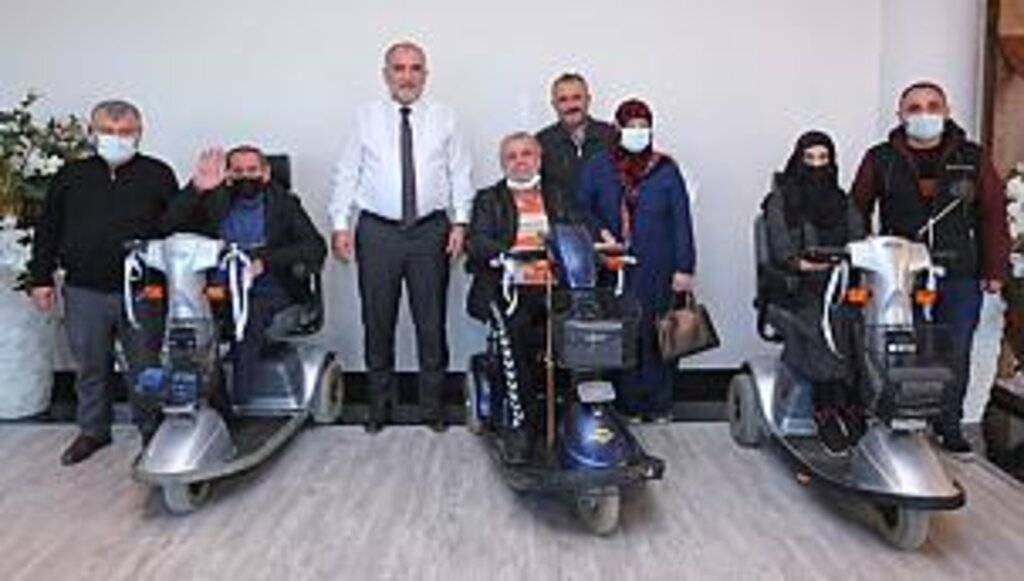 Canik'te Engelliler Günü'nde Engelleri Aştılar