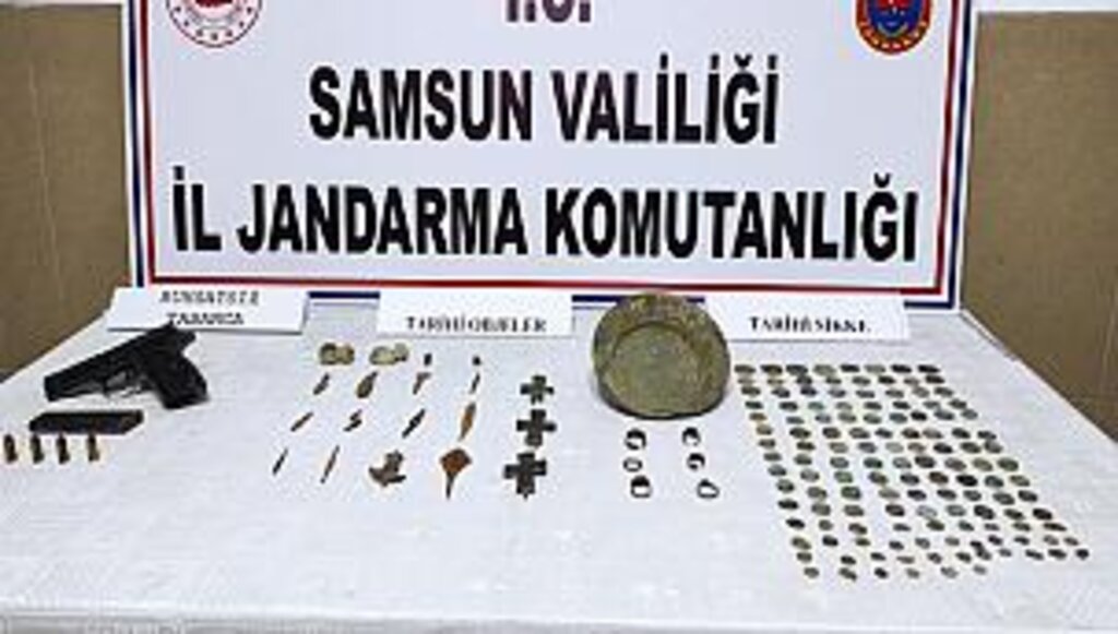 Havza'da tarihi eser operasyonu