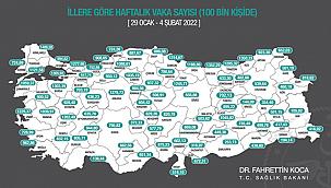 Samsun'da vaka sayısı katlanarak büyürken sıralamada ilk 10 il arasına girdi