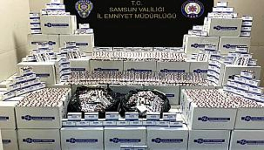 Samsun'da yüzbinlerce uyuşturucu hap ele geçirildi