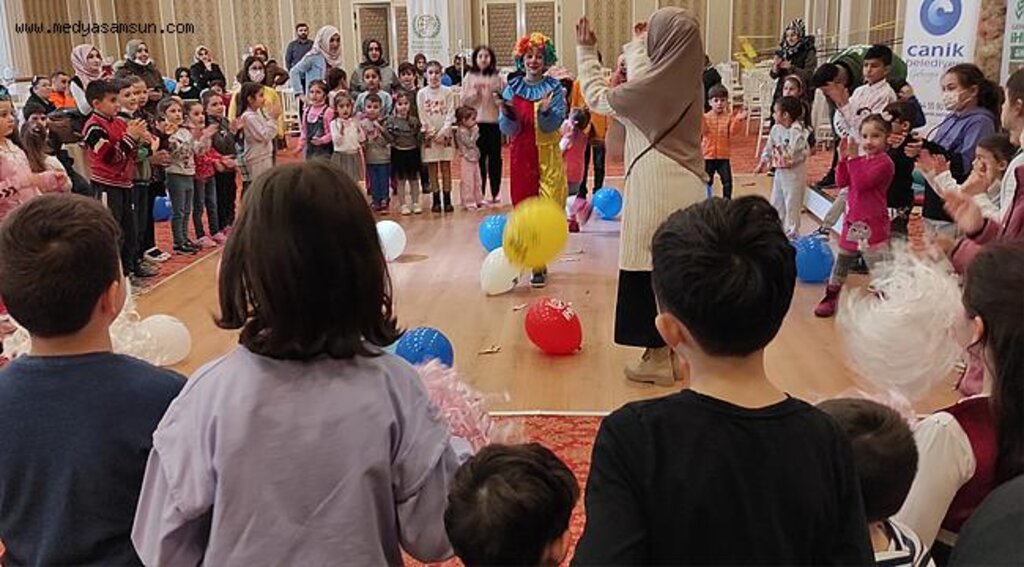 Canik’te Çocuklar Doyasıya Eğlendi