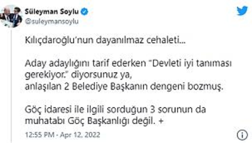Soylu, Kılıçdaroğlu'nu adeta yerin dibine soktu