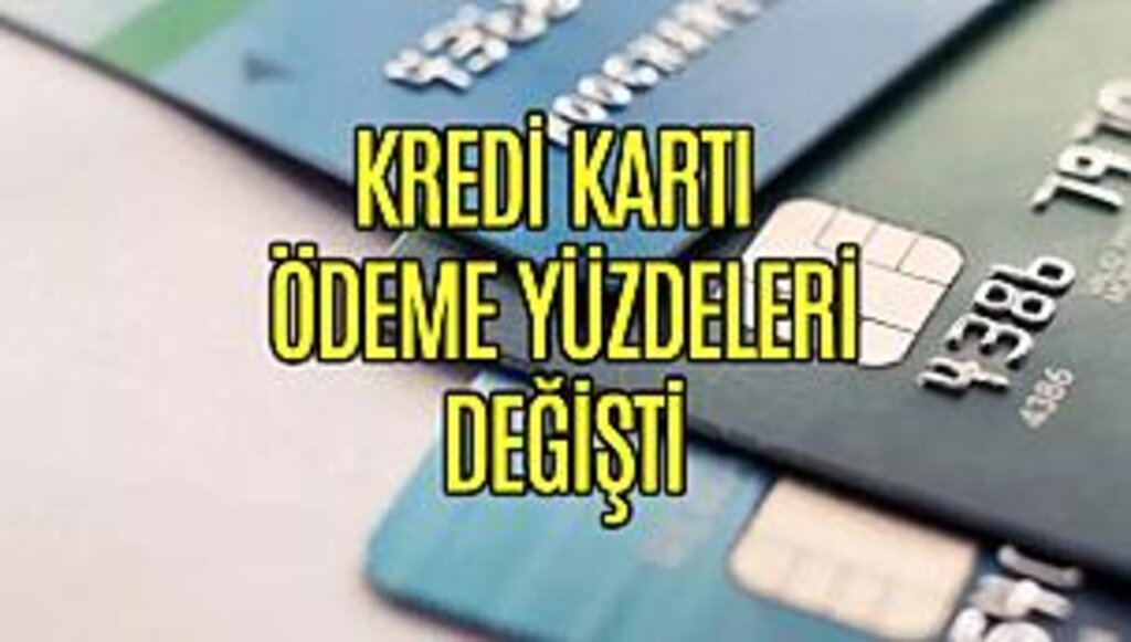 Kredi kartı ödemelerine yeni düzenleme getirildi