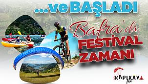 BAFRA'NIN EN BÜYÜK FESTİVALİ KAPIKAYAFEST BAŞLADI