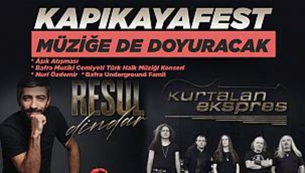 KAPIKAYAFEST ÇARŞAMBA GÜNÜ BAŞLIYOR