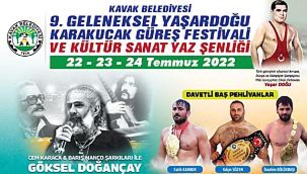 KAVAK’TA 3 GÜN SÜRECEK ŞENLİK HEYECANI
