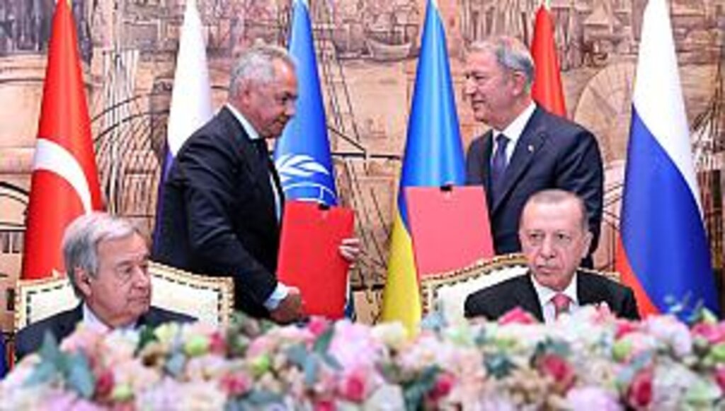 Ukrayna Tahıl Koridoru Açıldı 25 Milyon Ton Buğday İçin İmzalar Atıldı