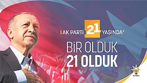 Başkan Aksu, Ak Parti 21 yıldır milletimize hizmetiyle güven ve istikrarın adresidir