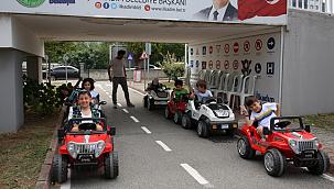 İlkadım Trafik Eğitim Pisti Çocukların Gözdesi Oldu