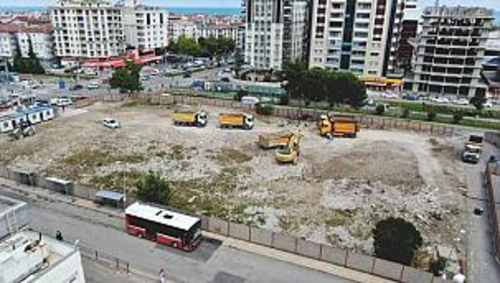 Atakum'da beklenen projenin temeline başlandı