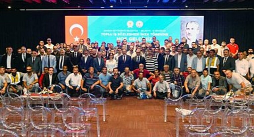 Büyükşehir’de toplu sözleşme imzalandı en düşük maaş 8 bin 100 lira oldu